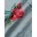 Mens 100% Cotton Flower Print Pocket Lapel Shirt