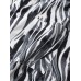 Mens Wave Stripe Pocket Lapel Short Sleeve Shirt