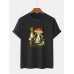 Mens Mushroom & Frog Graphic 100% Cotton Community Spirit Short Sleeve T-Shirts