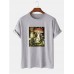 Mens Mushroom & Frog Graphic 100% Cotton Community Spirit Short Sleeve T-Shirts