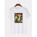 Mens Mushroom & Frog Graphic 100% Cotton Community Spirit Short Sleeve T-Shirts