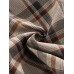 Mens Vintage Plaid Lapel Double Pocket Casual Long Sleeve Shirts