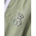 Mens Solid Color Bear Pocket Cotton Long Sleeve Lapel Shirt