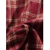 Mens Classic Plaid Button Up Chest Pocket Long Sleeve Preppy Shirts