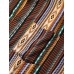 Mens Ethnic Style Striped Printing Lapel Shirt With Pocket