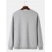 Mens Dragon & Cloud Print Round Neck Cotton National Style Sweatshirts