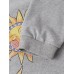Mens Sun & Moon Celestial Graphic Round Neck Pullover Cotton Sweatshirts