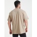 Plus Size Mens Cartoon Panda Print 100% Cotton Short Sleeve T-Shirts