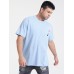 Plus Size Mens Panda Balloon Printed 100% Cotton Short Sleeve T-Shirts