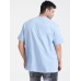 Plus Size Mens Panda Balloon Printed 100% Cotton Short Sleeve T-Shirts