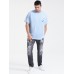Plus Size Mens Panda Balloon Printed 100% Cotton Short Sleeve T-Shirts