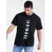 Plus Size Mens Moon Print 100% Cotton Casual Short Sleeve T-Shirts