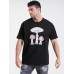 Plus Size Mens Cartoon Mushroom Graphic 100% Cotton Short Sleeve T-Shirts