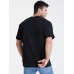 Plus Size Mens 100% Cotton Colorful Planet Print Short Sleeve T-Shirts