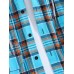 Mens Plaid Button Up 100% Cotton Casual Long Sleeve Hooded Shirts