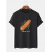 Mens Corn Print Crew Neck 100% Cotton Community Spirit Short Sleeve T-Shirts