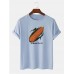 Mens Corn Print Crew Neck 100% Cotton Community Spirit Short Sleeve T-Shirts