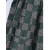 Mens Gingham Check Button Up 100% Cotton Long Sleeve Shirts
