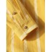 Mens Vertical Stripe Button Up 100% Cotton Casual Long Sleeve Shirts