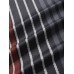 Mens Colorful Vertical Stripe Lapel Short Sleeve Shirts With Pocket