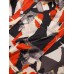 Mens Colorful Print Chest Pocket Short Sleeve Casual Shirts