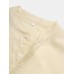 Mens Solid Color Stand Collar Cotton Basics Short Sleeve Shirts