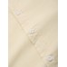 Mens Solid Color Stand Collar Cotton Basics Short Sleeve Shirts