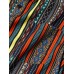 Mens Geometry Stripe Print Lapel Pocket Short Sleeve Shirts
