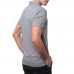Men's T-shirt Zip Casual Slimming Short Sleeve Cotton Tee Sport Hiking Tops