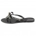 Women's Shoe Sandals Flip Flops Bow tie Flat Slipper Beach Rain Fashion Jelly Color Sandals