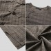 Men 3/4 Sleeve Retro Chinese Style Tang Blouse Casual Baggy Shirts Hiking T-shirt