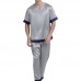 Mens Sleeping Suit Short Sleeve Pyjamas Nightwear Sleepwear Lounge-wear Indoor Home