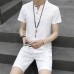 Men T-Shirt Set Short Pants Sport-wear Breathable Quick Dry Jerseys Outdoor Hiking