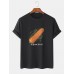 Mens Corn Print Crew Neck 100% Cotton Community Spirit Short Sleeve T-Shirts